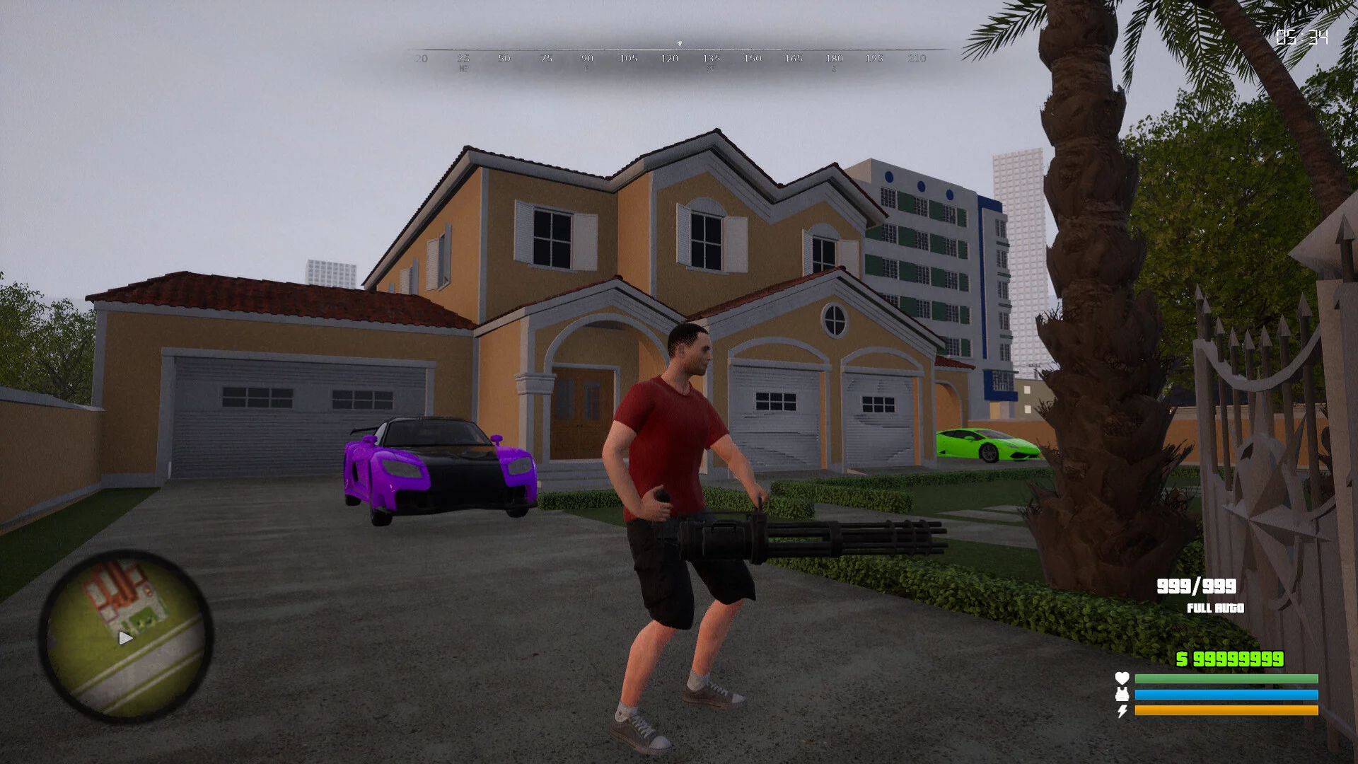 В Steam можно бесплатно забрать GTA-клон с открытым миром и управляемым транспортом Sunset Crime
